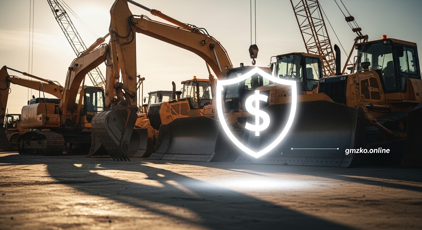 Heavy equipment insurance coverage protecting construction machinery and industrial equipment on job site